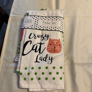 Crazy Cat Lady Kitchen Towel Set